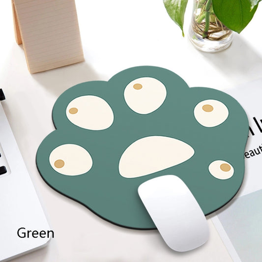 3 PCS XH12 Cats Claw Cute Cartoon Mouse Pad, Size: 280 x 250 x 3mm(Green) by buy2fix