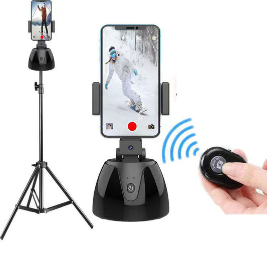 360-Degree Smart Follow-Up Selfie Live Video Recording Tripod Heads Battery Tripod Heads by buy2fix