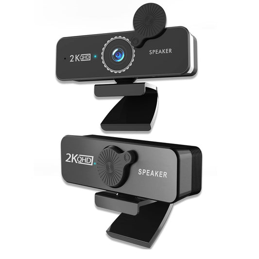 C580 1440P Network HD Live Broadcast Computer Camera Built-In Speaker by buy2fix