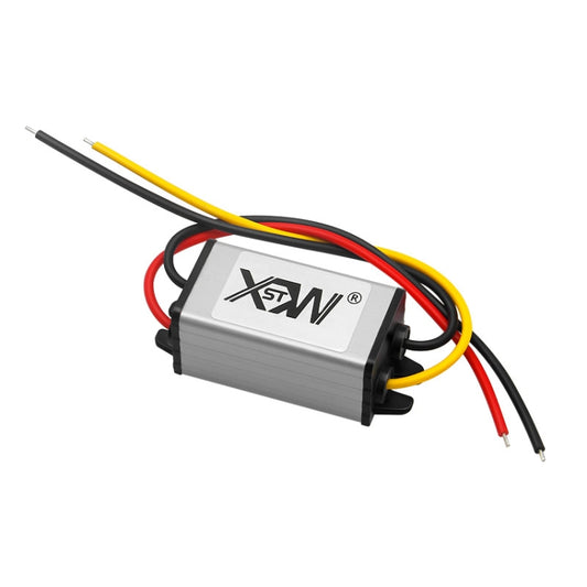 XWST DC 12/24V To 5V Converter Step-Down Vehicle Power Module, Specification: 12V To 5V 5A Small Aluminum Shell -  by buy2fix | Online Shopping UK | buy2fix