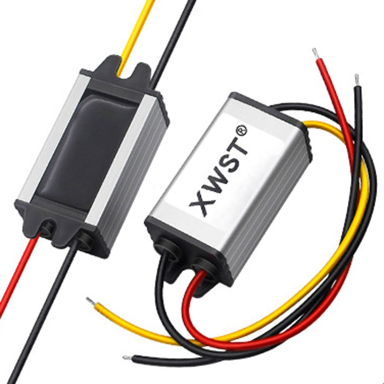 XWST DC 12/24V To 5V Converter Step-Down Vehicle Power Module, Specification: 12/24V To 5V 1A Small Aluminum Shell -  by buy2fix | Online Shopping UK | buy2fix