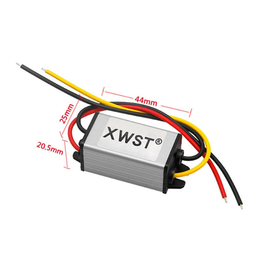XWST DC 12/24V To 5V Converter Step-Down Vehicle Power Module, Specification: 12/24V To 5V 5A Small Aluminum Shell by buy2fix