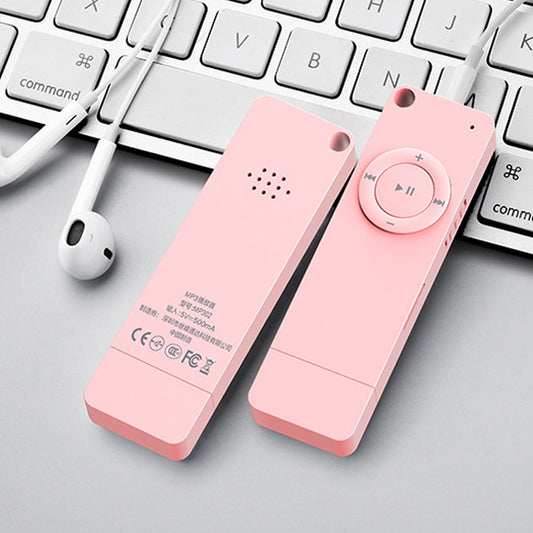 XT02 U Disk Style MP3 Music Player, Memory Capacity: Bluetooth Set(Pink) by buy2fix