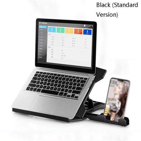 N31 Portable Laptop Bracket Liftable Computer Support Base, Colour: Black (Standard Version) by buy2fix