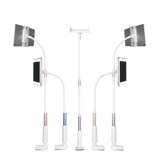 LP-6 Tablet Mobile Phone Lazy Bracket Detachable Bed Bracket, Style: Two-stage (Golden) by buy2fix