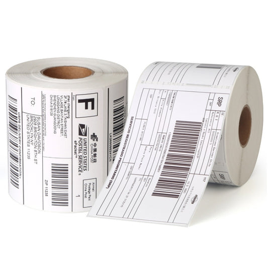 100 x 100 x 500 Sheet/ Roll Thermal Self-Adhesive ShippingLabel Paper Is Suitable For XP-108B Printer by buy2fix