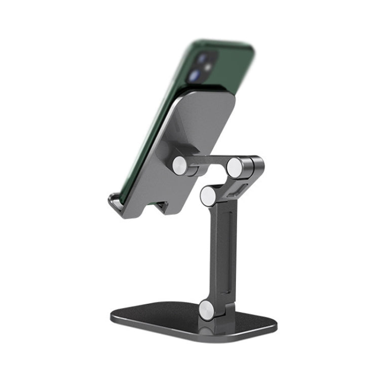 CYX-PH2 Mobile Phone Tablet Desktop Bracket Folding Telescopic Phone Bracket(Black) - Desktop Holder by buy2fix | Online Shopping UK | buy2fix