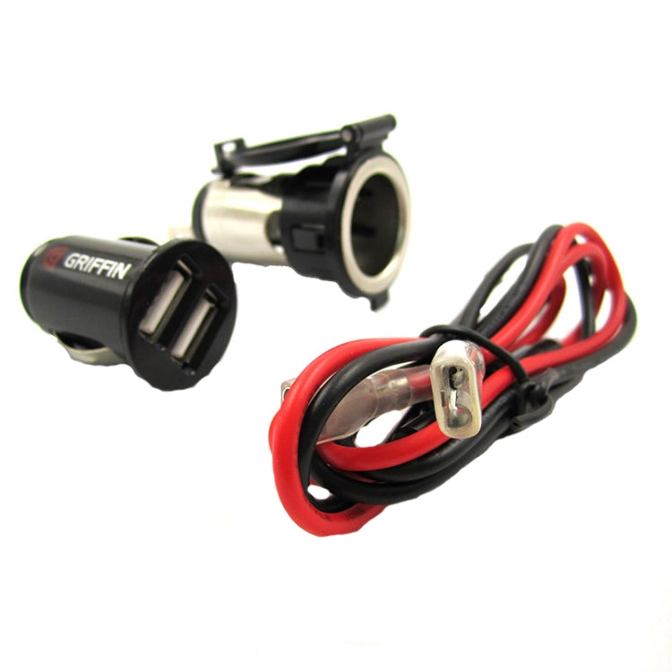 2 PCS 12-24V Automotive Cigarette Lighter Socket Motorcycle Waterproof Spot Cigarette Master - Cigar Socket by buy2fix | Online Shopping UK | buy2fix