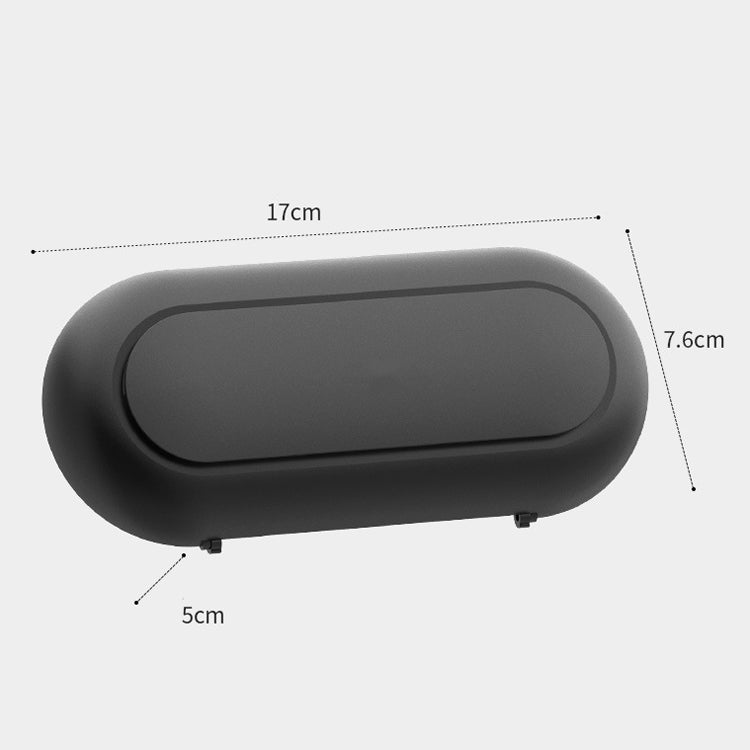 Car Glasses Case Multi-Function Automobile Inner Visor Storage Card(Black) by buy2fix