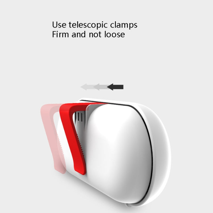 Car Glasses Case Multi-Function Automobile Inner Visor Storage Card(White) by buy2fix