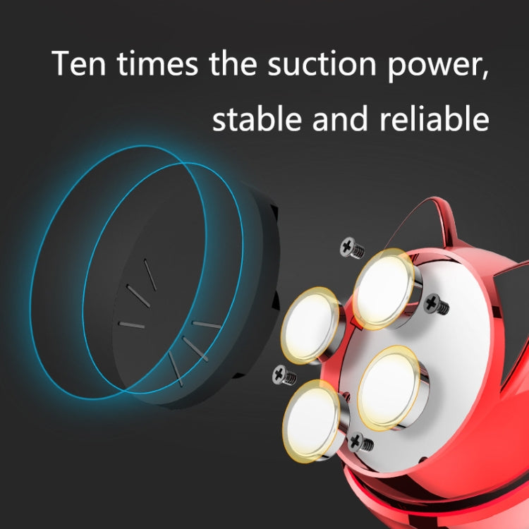 Multifunctional Magnetic Sticking Type Mobile Phone Car Holder(Black) by buy2fix