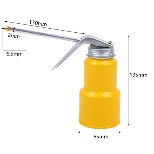 4 PCS CY-0085 Home Long Mouth Injection Device Machine Oil Pot Manual Lubrication Gear Oil Filler, Style: Metal 300ml by buy2fix