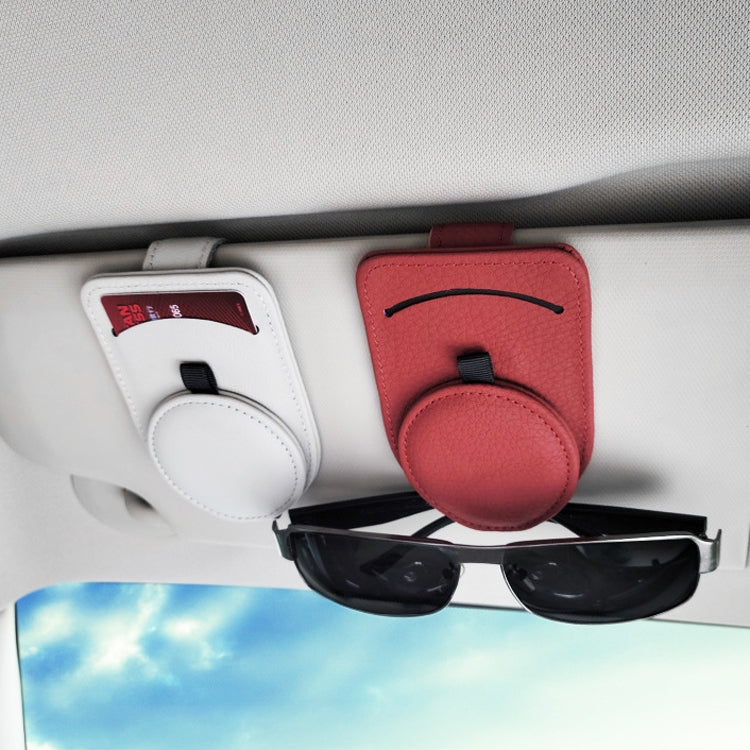 538 Car Glasses Clip Car Sun Visor Card Storage Clip(Red) by buy2fix