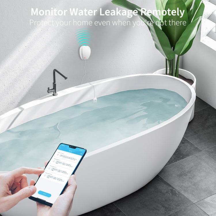 RSH-WL03 Tuya Smart Water Level Alarm WiFi Water Leakage Remote Water Flooding Detector by buy2fix