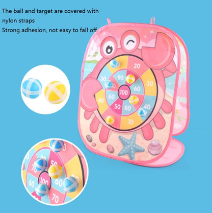 2 In 1 Indoor Children Folding Throwing Sandbags Board Toy(Pink) - Toy Sports by buy2fix | Online Shopping UK | buy2fix