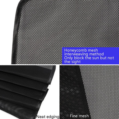 4 PCS Net Yarn Magnetic Suction Type Car Sunshade Curtain, Size: Front Row Arc by buy2fix