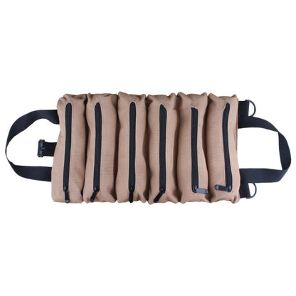 CL168 Car Tool Hanging Storage Bag Hardware Tool Portable Canvas Bag(Khaki) - Storage Bags & Boxes by buy2fix | Online Shopping UK | buy2fix