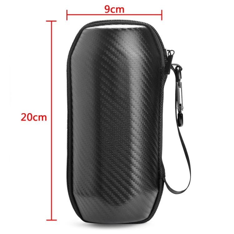 2 PCS Carbon Fiber Bluetooth Speaker Storage Bag For JBL Flip 5(Black) by buy2fix