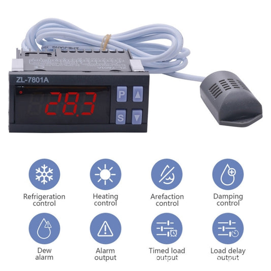 ZL-7801A Dual Output Intelligent Temperature And Humidity Conductor Automatic Temperature Conductor by buy2fix