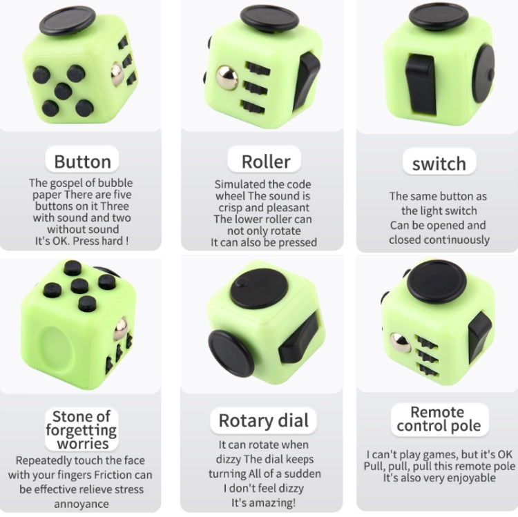 3 PCS Cube Decompression Toys For Adults & Children Unlimited Dice Vent Toys, Colour: Camouflage Ash - Fidget Cube by buy2fix | Online Shopping UK | buy2fix