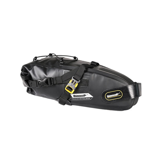 Rhinowalk RK19511 Full Waterproof Bicycle Saddle Tail Bag Big Capacity Road Bike Bag, Colour: RK19512 Black 5L by Rhinowalk