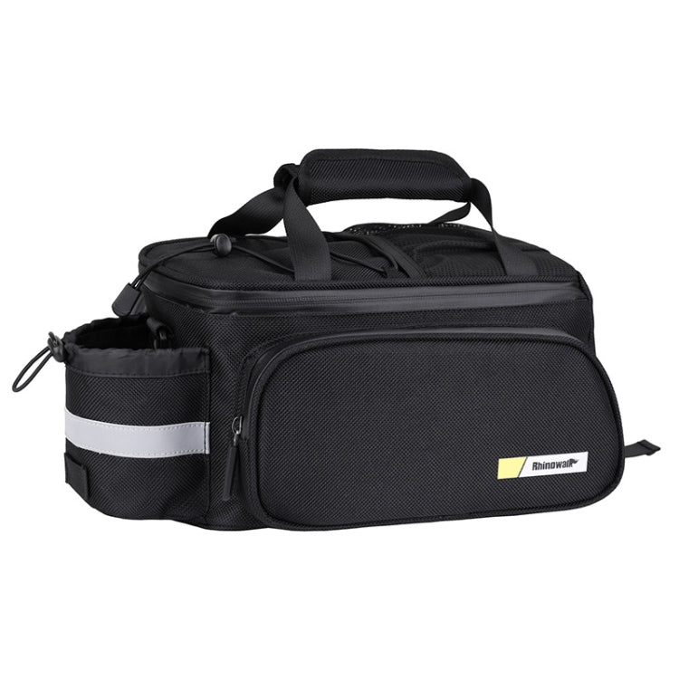 Rhinowalk Riding Equipment Bicycle Rear Bag, Colour: RK6201B Full black - Bicycle Bags by Rhinowalk | Online Shopping UK | buy2fix