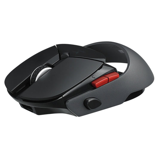 Rapoo VT960 1600 DPI 7 Keys Dual Mode Macro Programmable Symphony RGB Backlit Wireless Gaming Mouse(Black) by Rapoo