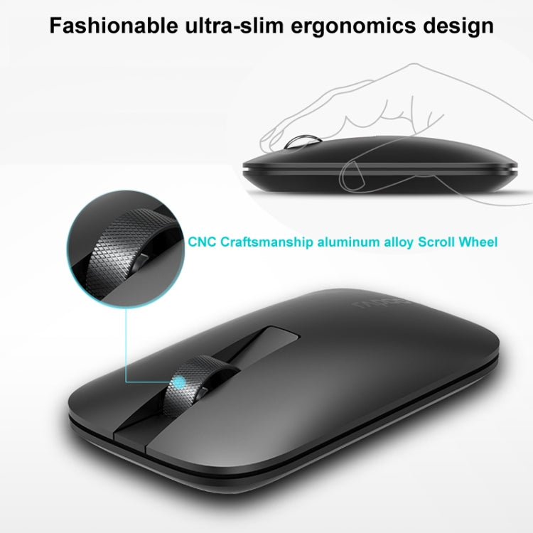 Rapoo M550 1300DPI 3 Keys Home Office Wireless Bluetooth Silent Mouse, Colour: Ordinary Version Black - Wireless Mice by Rapoo | Online Shopping UK | buy2fix