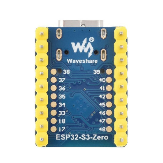 Waveshare ESP32-S3 Mini Development Board, Based On ESP32-S3FH4R2 Dual-Core Processor with Header by Waveshare