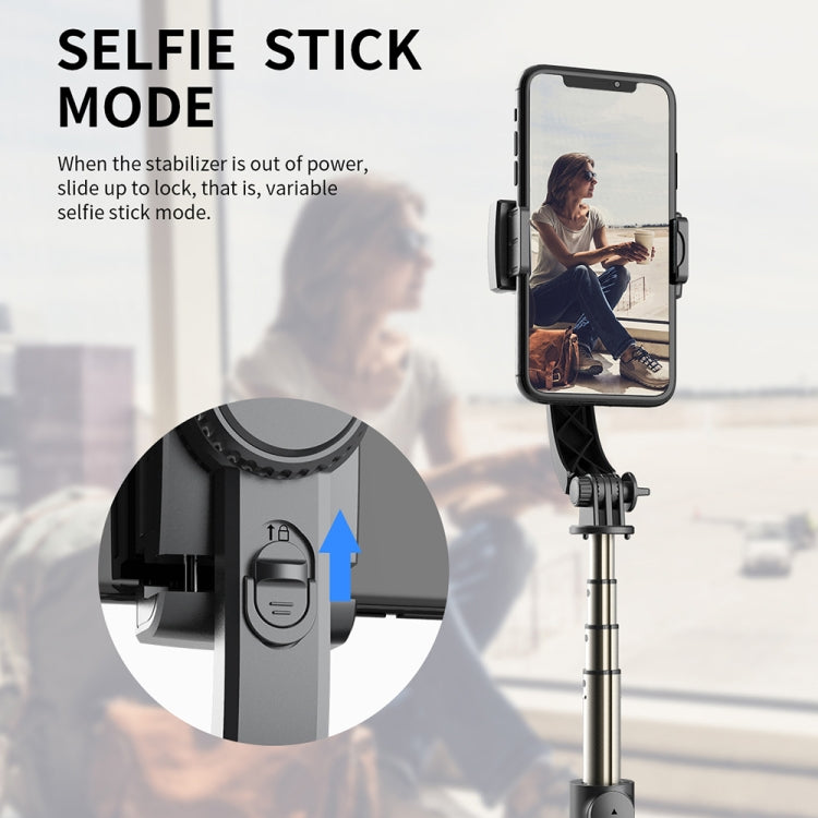 CYKE Q08 Anti-Shake Gimbal Bluetooth Selfie Stick Handheld Phone Live Tripod(No light Version) - Selfie Sticks by CYKE | Online Shopping UK | buy2fix