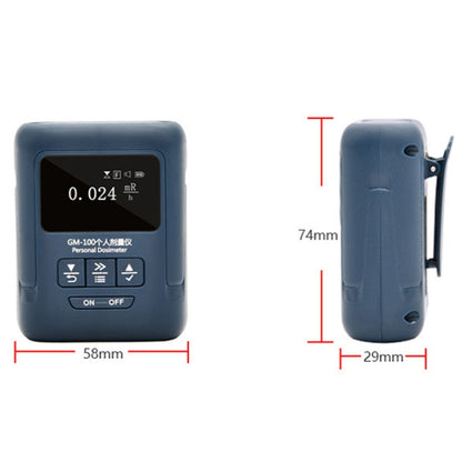 Nuclear Radiation Detector Radioactive Environment αβγX-Ray Detector, Style: GM100A - Radiation Detector by buy2fix | Online Shopping UK | buy2fix