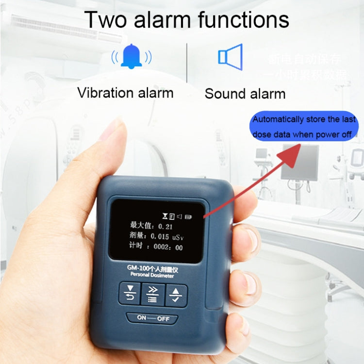 Nuclear Radiation Detector Radioactive Environment αβγX-Ray Detector, Style: GM100 - Radiation Detector by buy2fix | Online Shopping UK | buy2fix