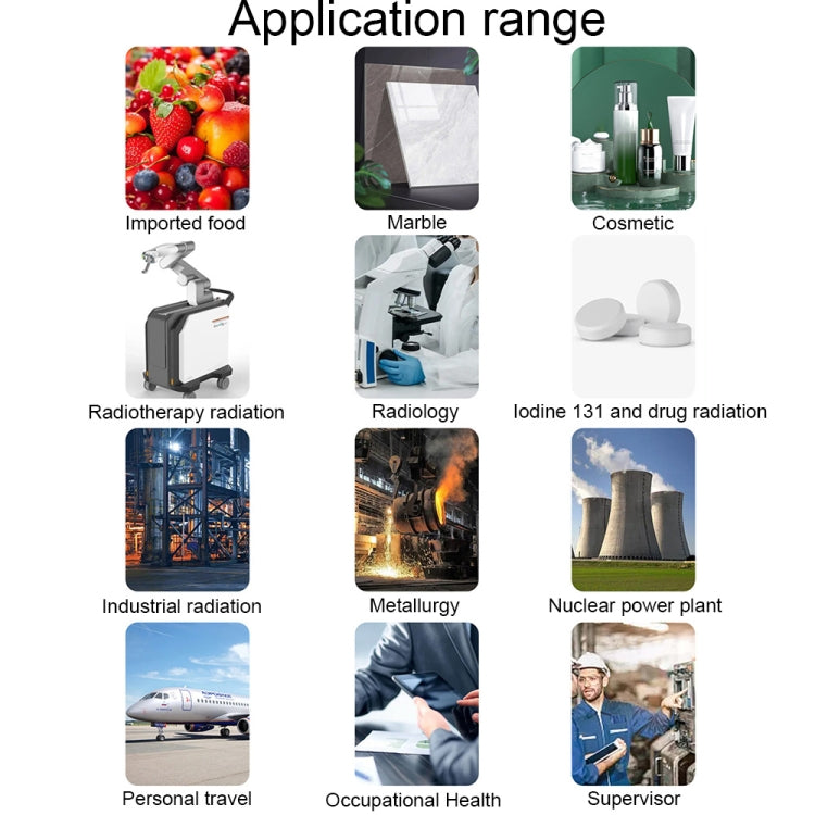 Nuclear Radiation Detector Radioactive Environment αβγX-Ray Detector, Style: GM100A - Radiation Detector by buy2fix | Online Shopping UK | buy2fix