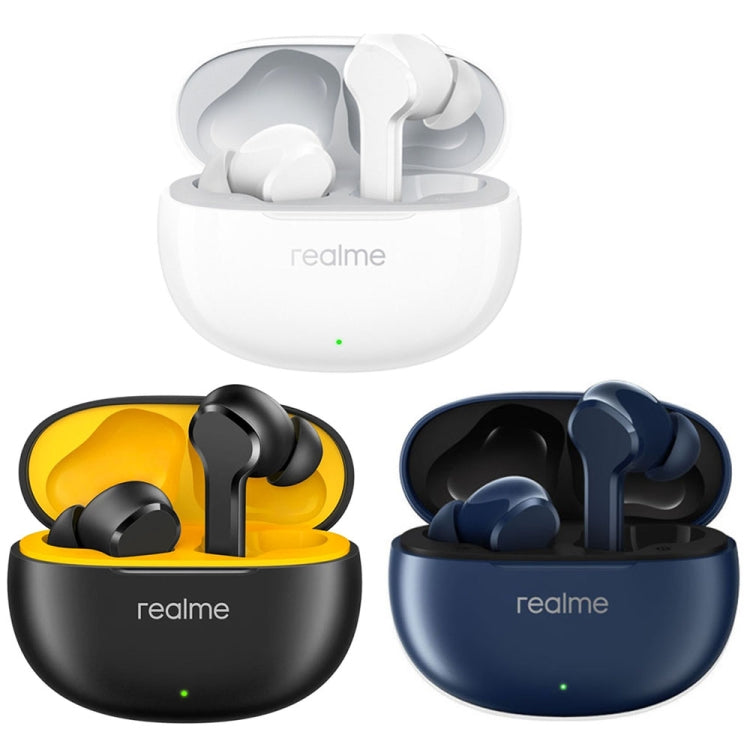Realme Buds T100 AI ENC Smart Call Noise Reduction Wireless In-Ear Bluetooth Earphones(Black) - Bluetooth Earphone by Realme | Online Shopping UK | buy2fix