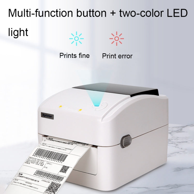 Xprinter XP-420B 108mm Express Order Printer Thermal Label Printer, Style:USB+WIFI(UK Plug) - Consumer Electronics by Xprinter | Online Shopping UK | buy2fix