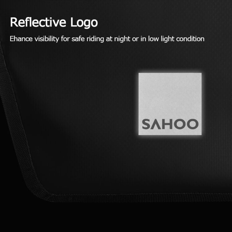 SAHOO 20L Bicycle Shelf Bag Long-Distance Cycling Pannier Bag(Black) - Bicycle Bags by SAHOO | Online Shopping UK | buy2fix