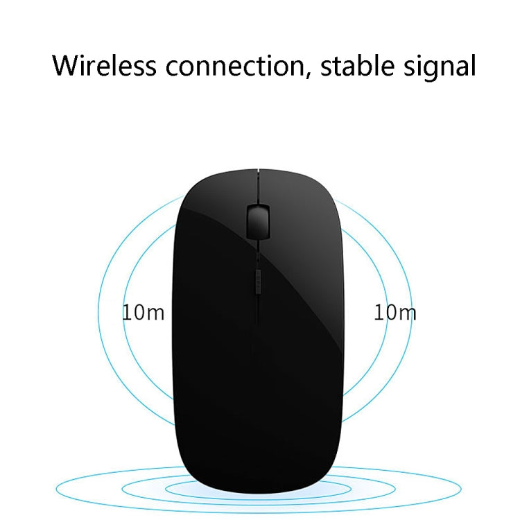 MF-822 2.4G Wireless Mouse 4 Keys Mute Office Ultra-Thin Mouse(White) - Wireless Mice by buy2fix | Online Shopping UK | buy2fix