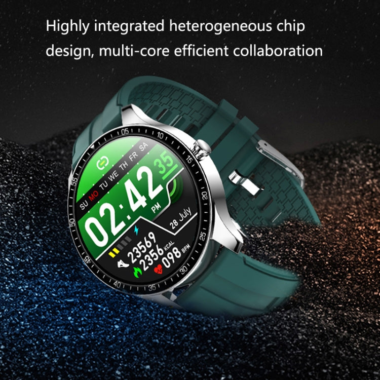 S80 Heart Rate And Blood Pressure Multi-Sports Mode Smart Sports Bracelet,Specification: Green Silicon - Smart Wear by buy2fix | Online Shopping UK | buy2fix