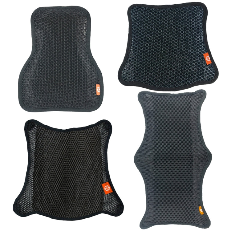 HOUZHI MTZT1010 Motorcycle Sun Insulation Cushion 3D Grid Breathable Sweating Cool Seat Cover, Style: Double Layer S by buy2fix