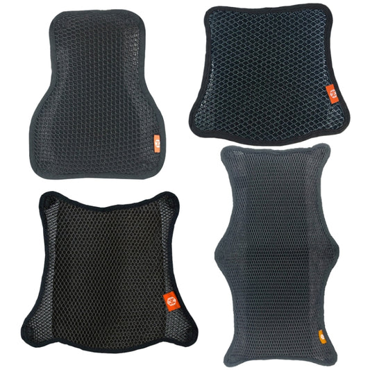 HOUZHI MTZT1010 Motorcycle Sun Insulation Cushion 3D Grid Breathable Sweating Cool Seat Cover, Style: Double Layer S by buy2fix