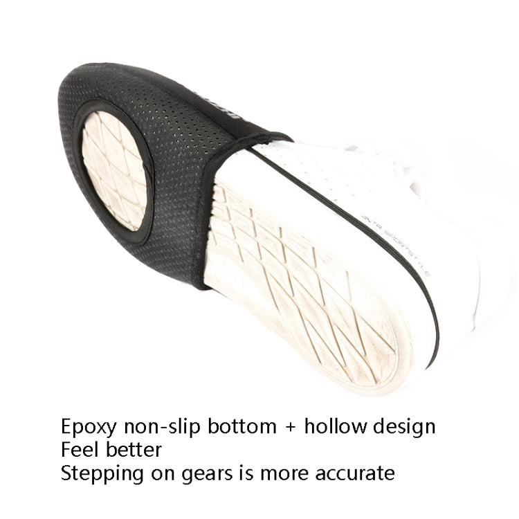 HOUZHI MTFJ1030 Motorcycle Gear Rod Shoe Cover Non-Slip Stain-Resistant And Waterproof Shoe Cover, Size: L(Black) by buy2fix