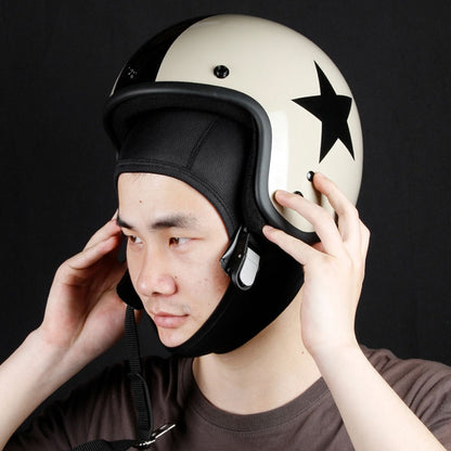 MTTT1040 Motorcycle Helmet Interior Cap Breathable Quick Dry Sunscreen Sweat-Absorbent Sports Head Cover, Size: L(Black) by buy2fix