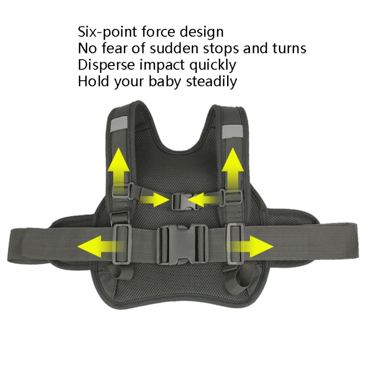 MTBD1063 Electric Motorcycle Seat Belt Child Seat Belt Baby Strap(Black) by buy2fix