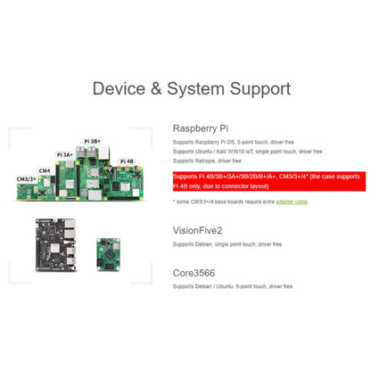 Waveshare 7 inch 800×480 IPS Capacitive Touch Display, DSI Interface, 5-Point Touch with Case - LCD & LED Display Module by Waveshare | Online Shopping UK | buy2fix