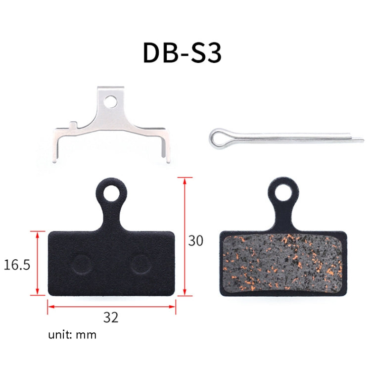 3 Pairs Mountain Bike Semi-Metallic Brake Pads M355 Oil Disc BB5 Resin Disc Brakes, Bagged(DB-S3) - Outdoor & Sports by buy2fix | Online Shopping UK | buy2fix