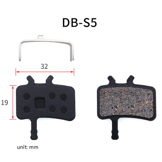 3 Pairs Mountain Bike Semi-Metallic Brake Pads M355 Oil Disc BB5 Resin Disc Brakes, Bagged(DB-S5) by buy2fix