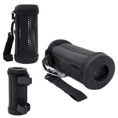 For JBL Flip 5 Bluetooth Speaker Storage Box Kaleidoscope Hollow Protective Cover(Black) by buy2fix