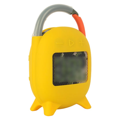 For JBL Clip 4 Bluetooth Speaker Silicone Case Protective Case(Yellow) by buy2fix