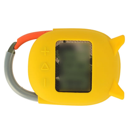 For JBL Clip 4 Bluetooth Speaker Silicone Case Protective Case(Yellow) by buy2fix