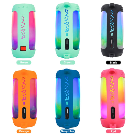 P401 For JBL Pulse4 Portable Shockproof Silicone Protective Case with Carabiner & Lanyard(Mint Green) by buy2fix